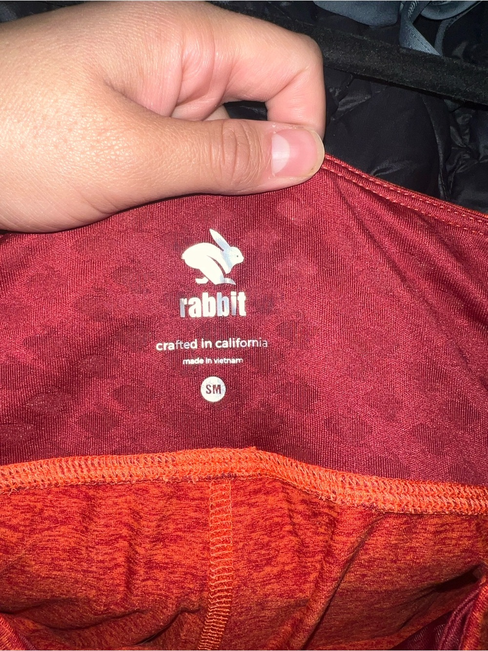 NWT Rabbit 7 Inch EZ Short Tight in Rio Red - Picture 5 of 6